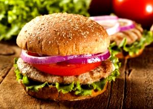 1 sandwich (254 g) Turkey Burger