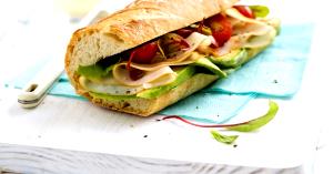 1 sandwich (262 g) Turkey Avocado Baguette