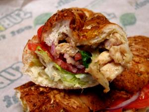 1 sandwich (269 g) 6" Tuscan Chicken Melt