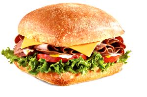 1 sandwich (272 g) Roast Beef Cheddar Ciabatta