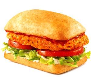 1 sandwich (293 g) Island Fire Spicy Chicken Sandwich