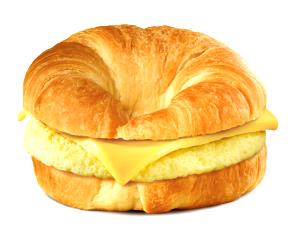 1 sandwich (298 g) Egg and Cheese on Croissant