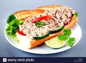 1 sandwich (320 g) Tuna Salad on French Sandwich