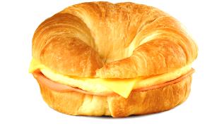 1 sandwich (340 g) Ham, Egg, Cheese on Croissant