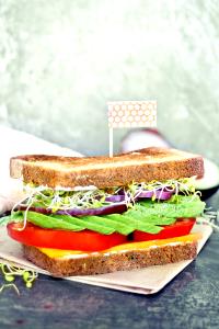 1 sandwich (358.05 g) Gourmet Veggie Club