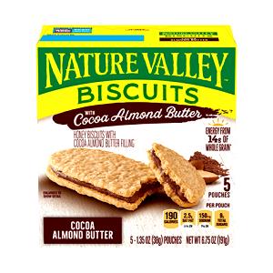 1 sandwich (38 g) Biscuits with Cocoa Almond Butter