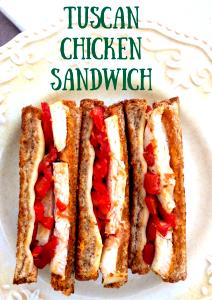 1 sandwich (393 g) Tuscan Chicken Sandwich