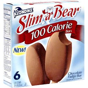 1 sandwich (46 g) Slim a Bear 100 Calorie Ice Cream Bars