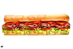 1 sandwich (484 g) 12" Italian BMT