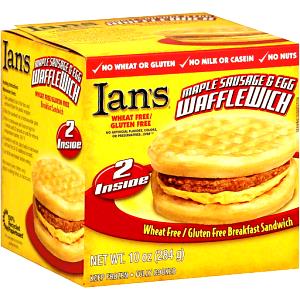 1 sandwich (5 oz) Wafflewich - Maple Sausage & Egg
