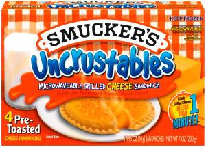 1 sandwich (50 g) Uncrustables Pre-Toasted Grilled Cheese Sandwich