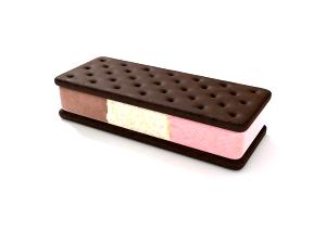 1 sandwich (56 g) Neapolitan Ice Cream Sandwich