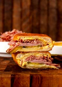 1 Sandwich (6" Long) Cuban Sandwich with Spread (Sandwich Cubano)