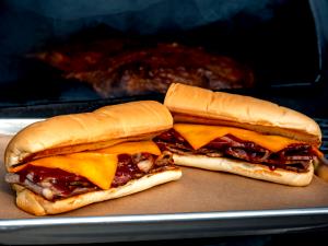 1 sandwich 6" Pit Smoked Brisket