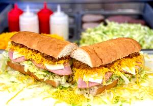 1 sandwich 6" Veggie Grinder