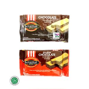 1 sandwich (60 g) Chocolate & Vanilla Flavored Ice Cream Sandwiches