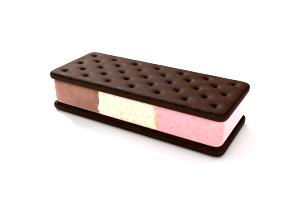 1 sandwich (62 g) Neapolitan Ice Cream Sandwich