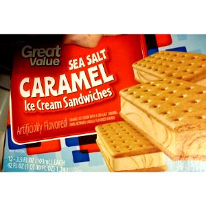 1 sandwich (63 g) Sea Salt Caramel Ice Cream Sandwiches