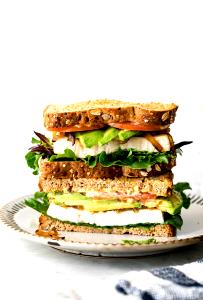 1 sandwich (7 oz) Eggless Tofu Sandwich