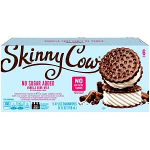 1 sandwich (70 g) Low Fat Ice Cream Sandwiches - Vanilla Gone Wild