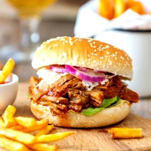 1 sandwich (70 g) Mini BBQ Pulled Pork Sandwiches