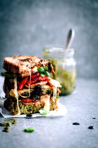 1 sandwich 8" Grilled Vegetarian