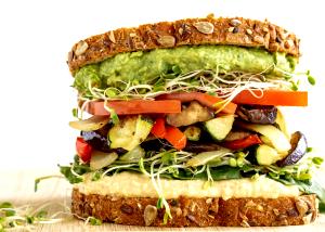 1 sandwich (9 oz) Fire-Roasted Veggie Sandwich