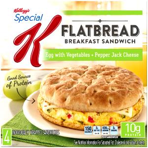 1 sandwich (95 g) Special K Flatbread Breakfast Sandwich