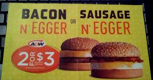1 sandwich Bacon N