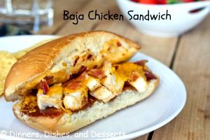1 sandwich Baja Chicken (Small)