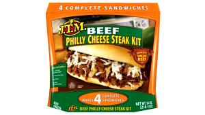 1 sandwich Beef Philly Cheese Steak Kit