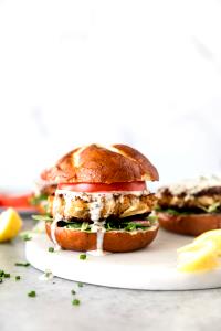 1 sandwich Blue Crab Cake Hoagie