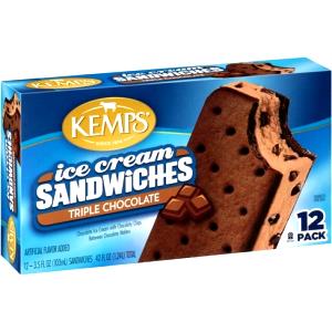 1 Sandwich Ice Cream Sandwich, Triple Chocolate