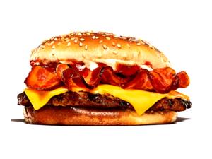 1 sandwich Cheddar Bacon King