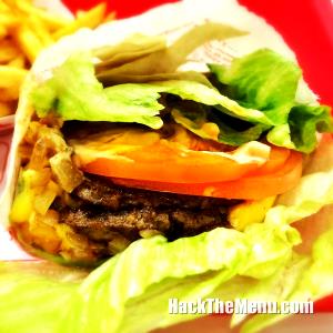 1 Sandwich Cheeseburger, Protein Style