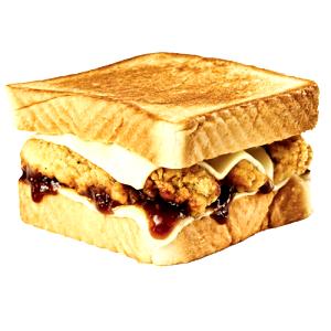 1 Sandwich Chicken Sandwich, Honey Bbq