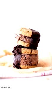 1 sandwich Chocolate Peanut Butter Ice Cream Sandwiches