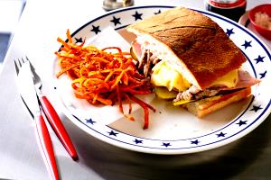 1 Sandwich Ciabatta, Classic Cubano Pork
