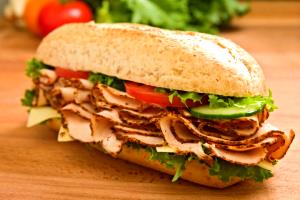 1 sandwich Club On A Sub (Large)