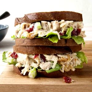 1 sandwich Cranberry Walnut Chicken Salad Sandwich