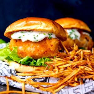 1 sandwich Crispy Fish Burger