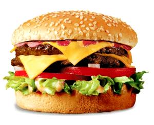 1 Sandwich Double Del Cheeseburger