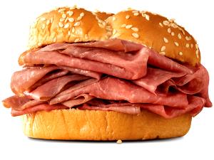 1 Sandwich Double Roast Beef Sub