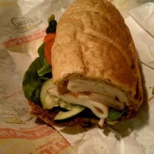 1 Sandwich Double Turkey Breast Sub