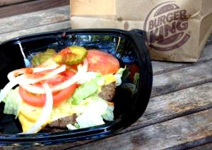 1 sandwich Double Whopper with Cheese (No Bun)