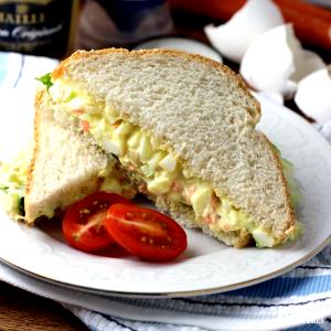 1 sandwich Egg Salad Sandwich on White Bread