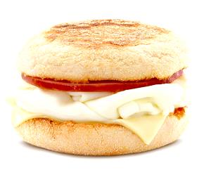 1 sandwich Egg White Delight McMuffin (No Muffin)