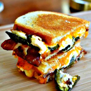 1 sandwich Grilled Jalapeño Popper Sandwich