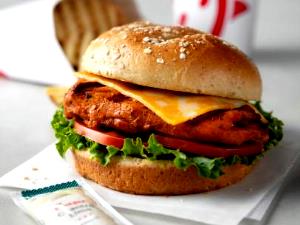 1 sandwich Grilled Spicy Deluxe w/ Colby Jack