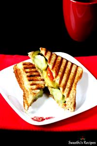 1 sandwich Grilled Veggie Sandwich